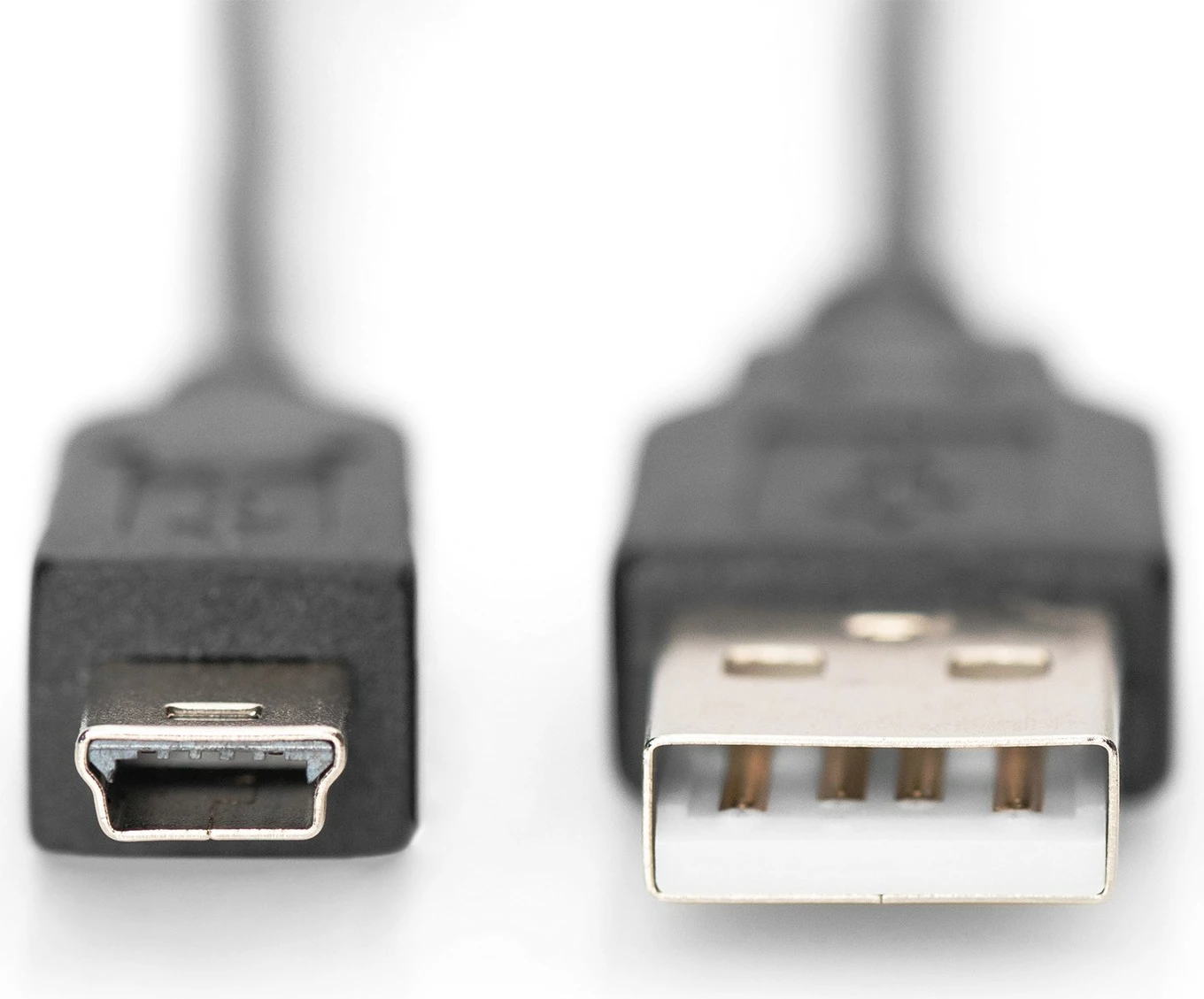 Kabllo USB 2.0 Digitus, 1m, USB A në mini-USB B, e zezë