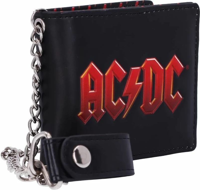 Portofol NEMESIS NOW AC/DC, PU, 11 cm, me zinxhir, i zi