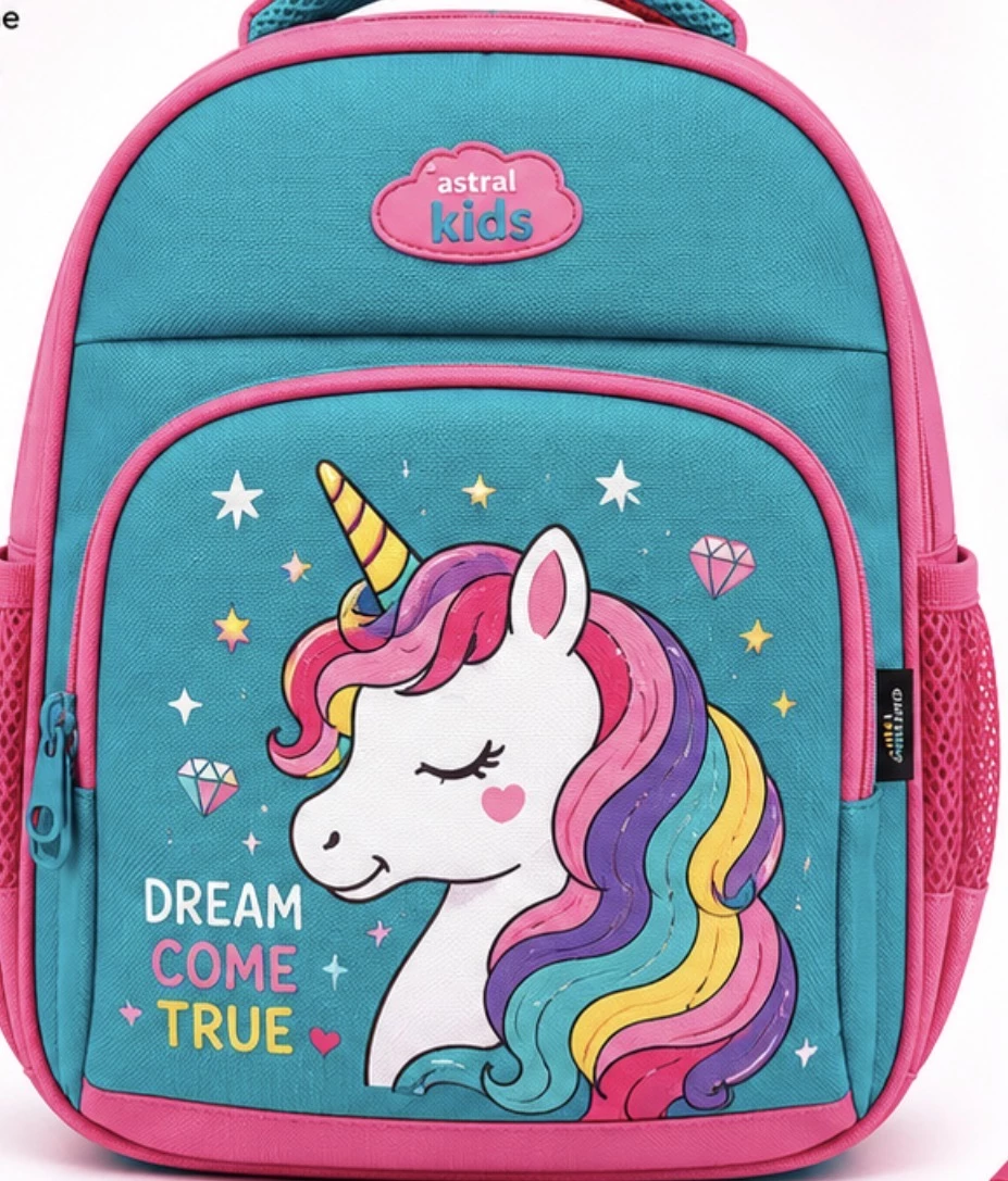 Çantë për Parashkollor Astral Kids Unicorn Dream Dimensionet:  28 × 22 × 10 cm