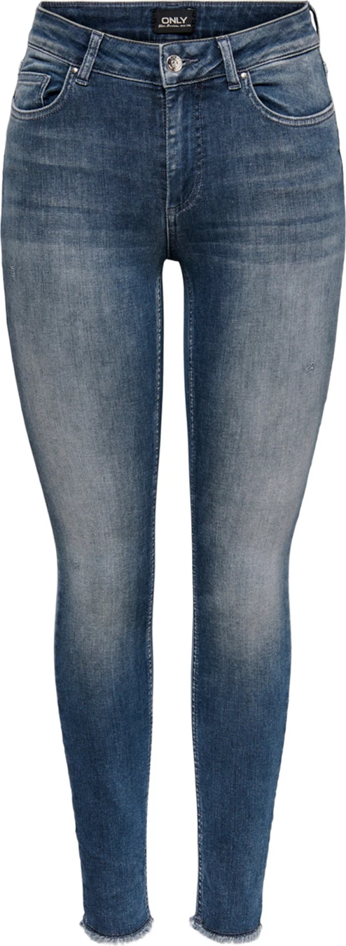 Xhinse skinny për femra Only ONLBLUSH MID SK ANK RW REA422 15216970, blu e errët denim