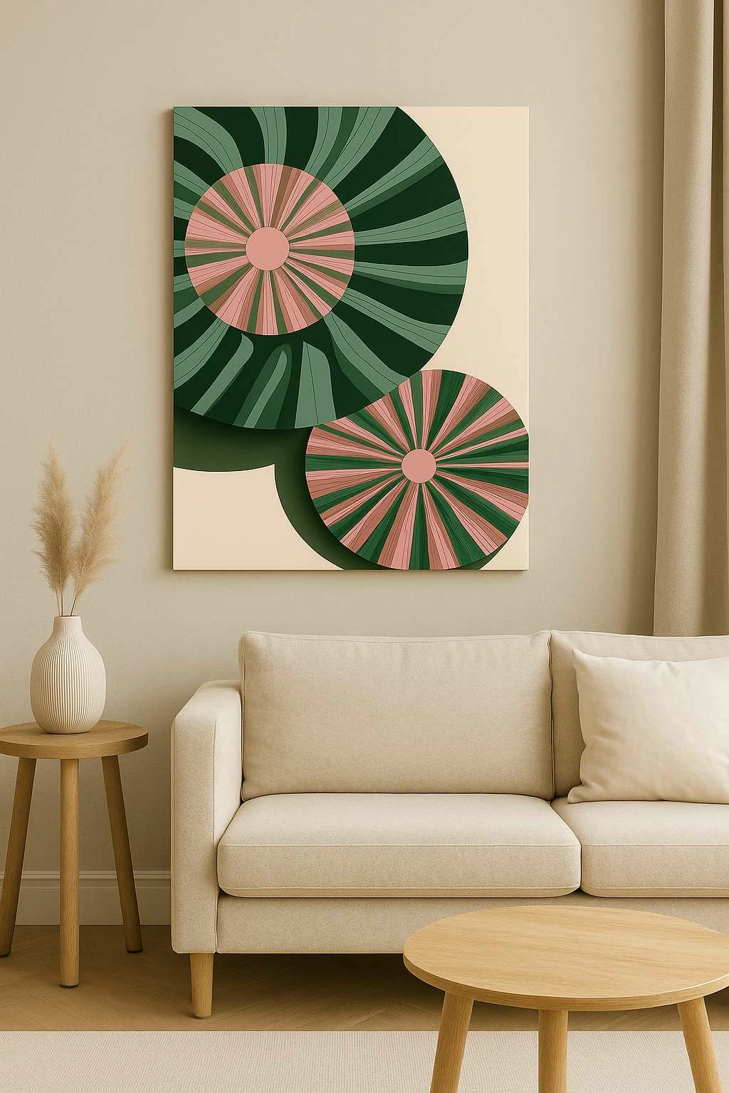 Pikturë dekorative në kanavacë, shumëngjyrëshe, Wallity, HM_CNVS26-15, 50x70cm