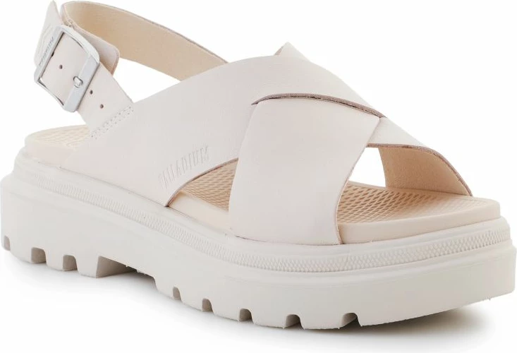 Sandale për femra Palladium, bezhë