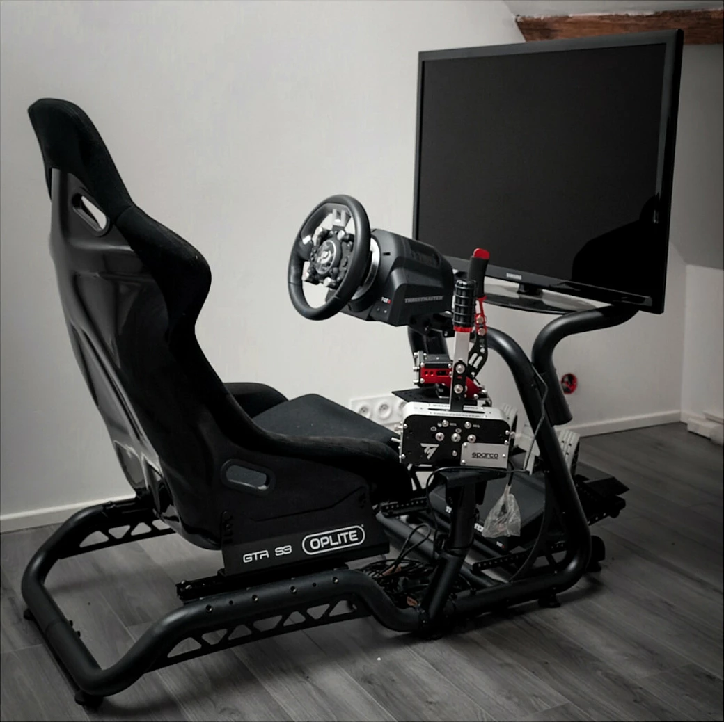 Mbajtëse frene dore Oplite për GTR S3/S8 Elite, e zezë