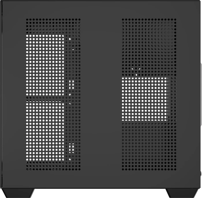 Kasë DarkFlash B275 Mini Tower M-ATX/ITX me xham të kalitur (pa ventilatorë), e zezë