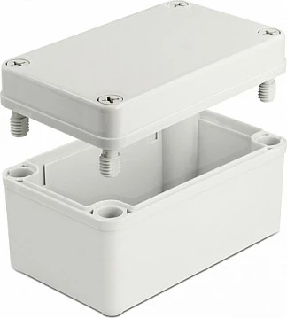 Kuti instalimi DeLOCK 130x80x70mm, IP65, ABS, gri