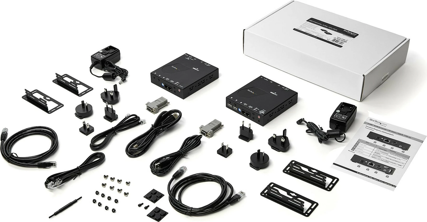 KVM extender HDMI StarTech SV565HDIP, 4K 30Hz, USB over IP/LAN, deri 100m, i zi