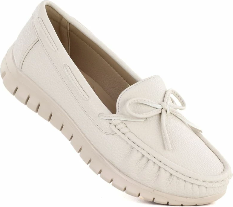 Mokasina femra Sergio Leone MK093, krem