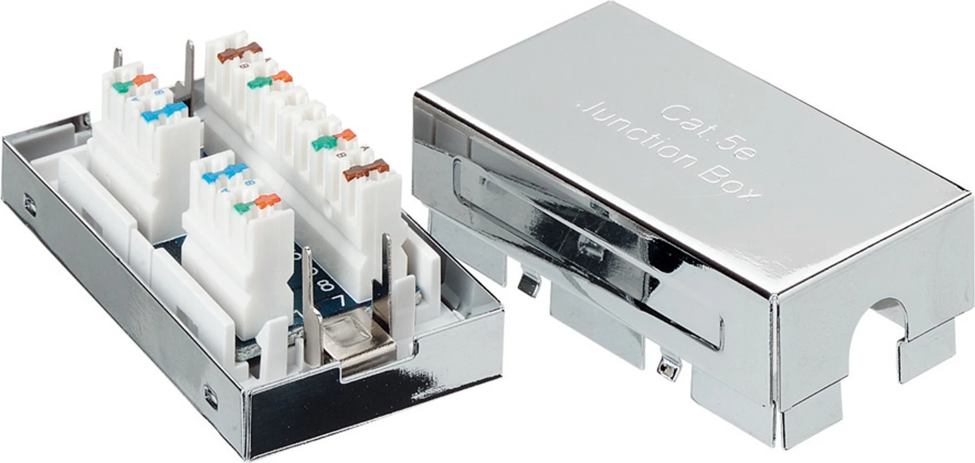 Kuti lidhëse rrjeti Cat.5e Equip, ABS, argjendtë