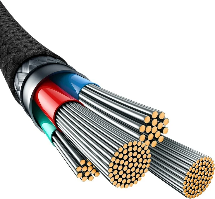 Kabllo USB Baseus Unbreakable, USB A në USB C, 2 m, 100 W, E zezë