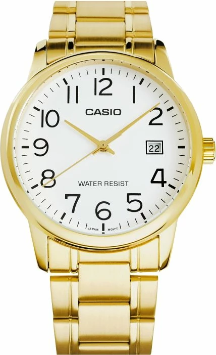 Orë dore për meshkuj Casio, ari