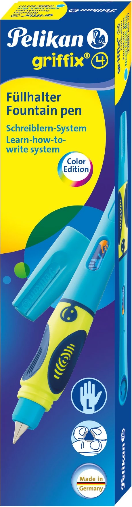 Stilolaps Pelikan 809177, ngjyrë kaltër, për të majtë, 1 copë