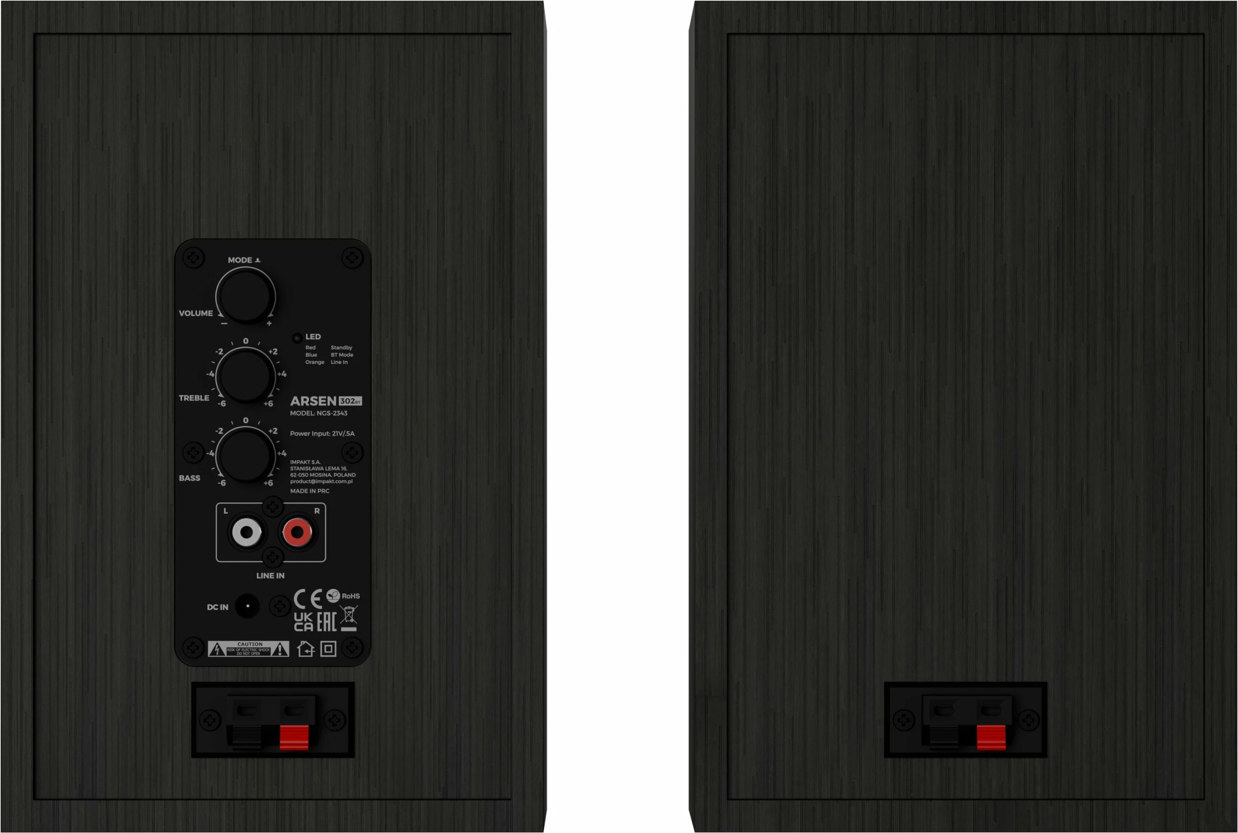 Altoparlantë kompjuteri GENESIS Arsen 302BT, Bluetooth, 20W RMS, NGS-2343, set 2.0, zi