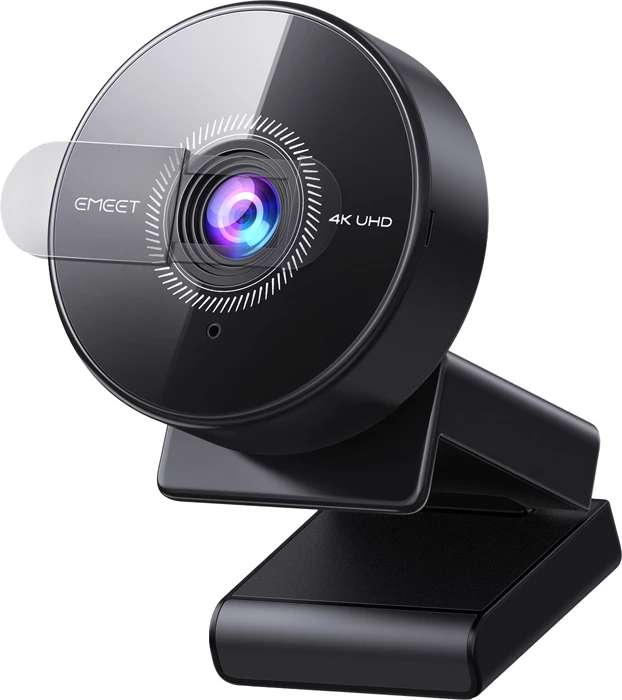 Webcam EMEET SmartCam C950 4K, 4K/30fps, 1080p/60fps, FOV 70°, mikrofon AI, USB 1.5 m, e zezë