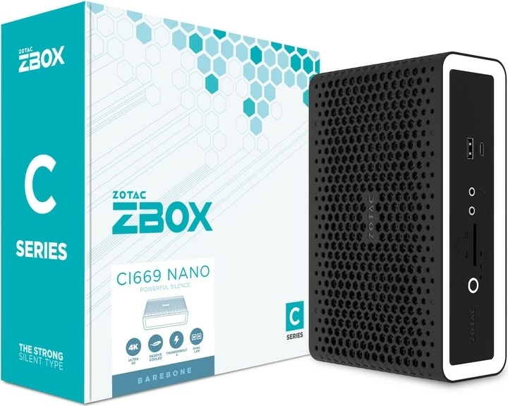 Mini-PC Zotac ZBOX CI669 Nano, Intel Core i7-1355U, 2XDDR5 SODIMM, Dual LAN, WiFi 6, Bluetooth 5.2