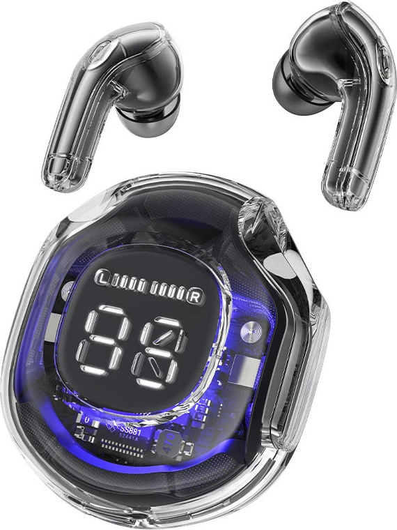 Kufje Acefast T8 TWS wireless, Bluetooth 5.3, me kuti karikimi, Violet