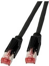 Kabëll rrjeti EFB Elektronik K8050.1,5, Cat6a, 1.5m, S/FTP, RJ45-RJ45, 10Gbps, i zi