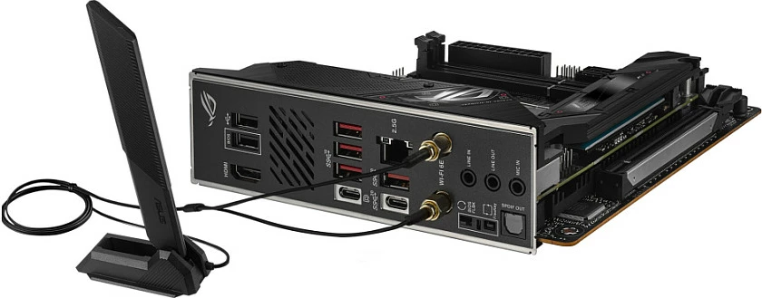 Pllakë amë ASUS ROG STRIX B650E-I GAMING WIFI, AMD, Socket AM5, DDR5, 64 GB, e zezë