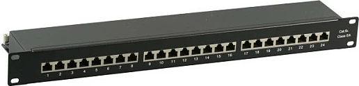 Patch panel EFB Elektronik 24x RJ-45 Cat6a, 1U 19", i zi