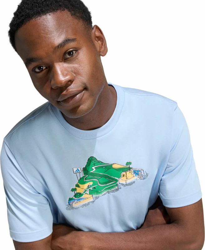 Maicë meshkuj adidas Novelty Mint JZ5038, e kaltër e çelët