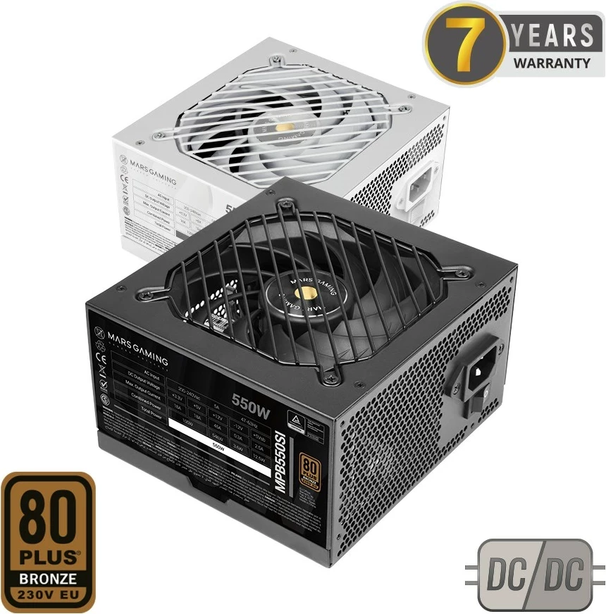 Furnizues energjie TACENS Mars Gaming MPB550SI, 550 W, ATX, i zi