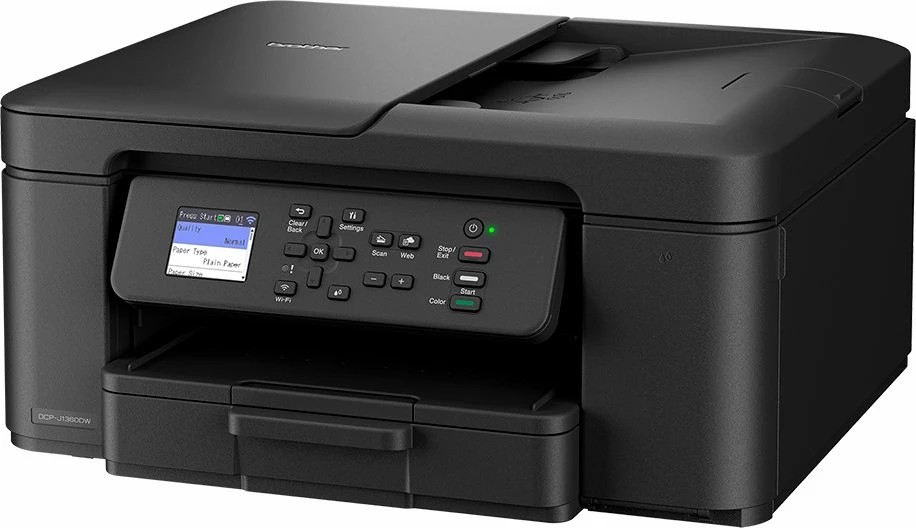Pajisje multifunksionale inkjet Brother DCP-J1360DW (DCPJ1360DWRE1), A4, Wi‑Fi, duplex, ADF 20 fletë, e zezë