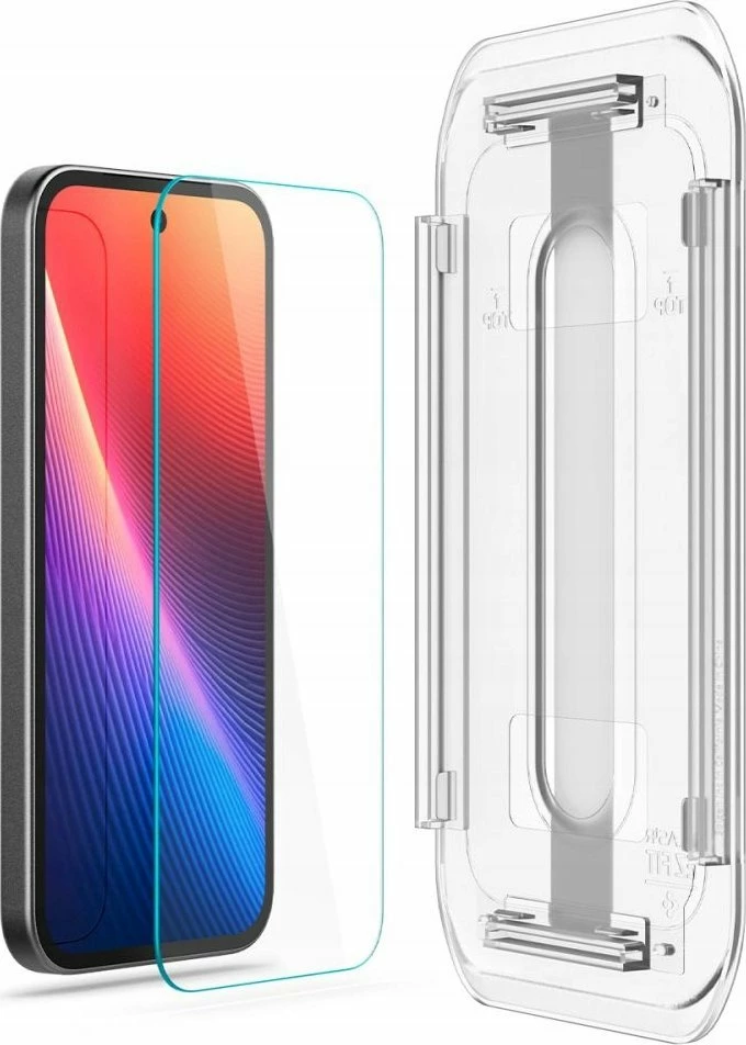 Xham i kalitur Spigen Glas.tR EZ Fit për Google Pixel 9A 9H 0.58mm i tejdukshëm, 2 copë
