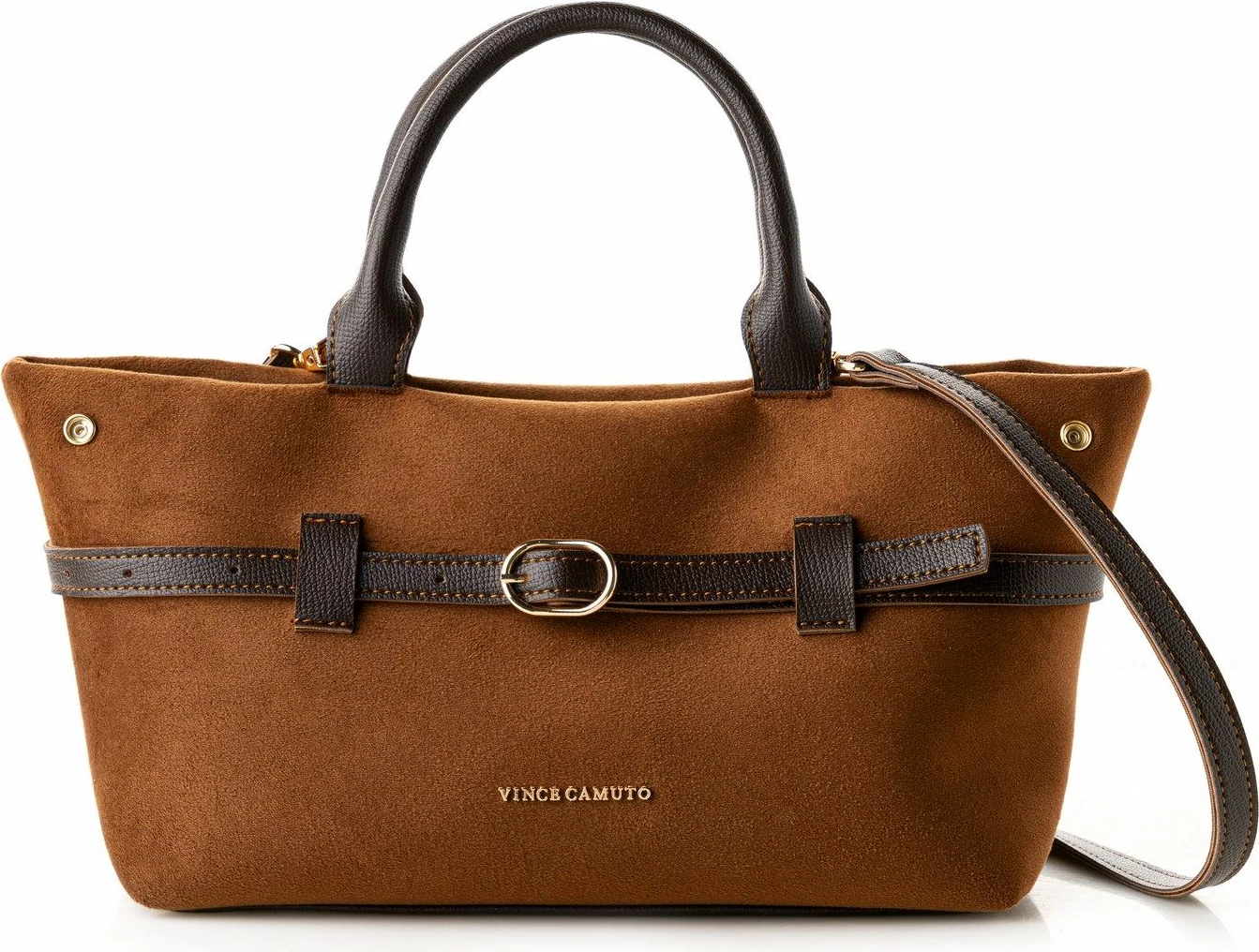 Çantë tote Vince Camuto, Vittoria Mini, kamosh kafe