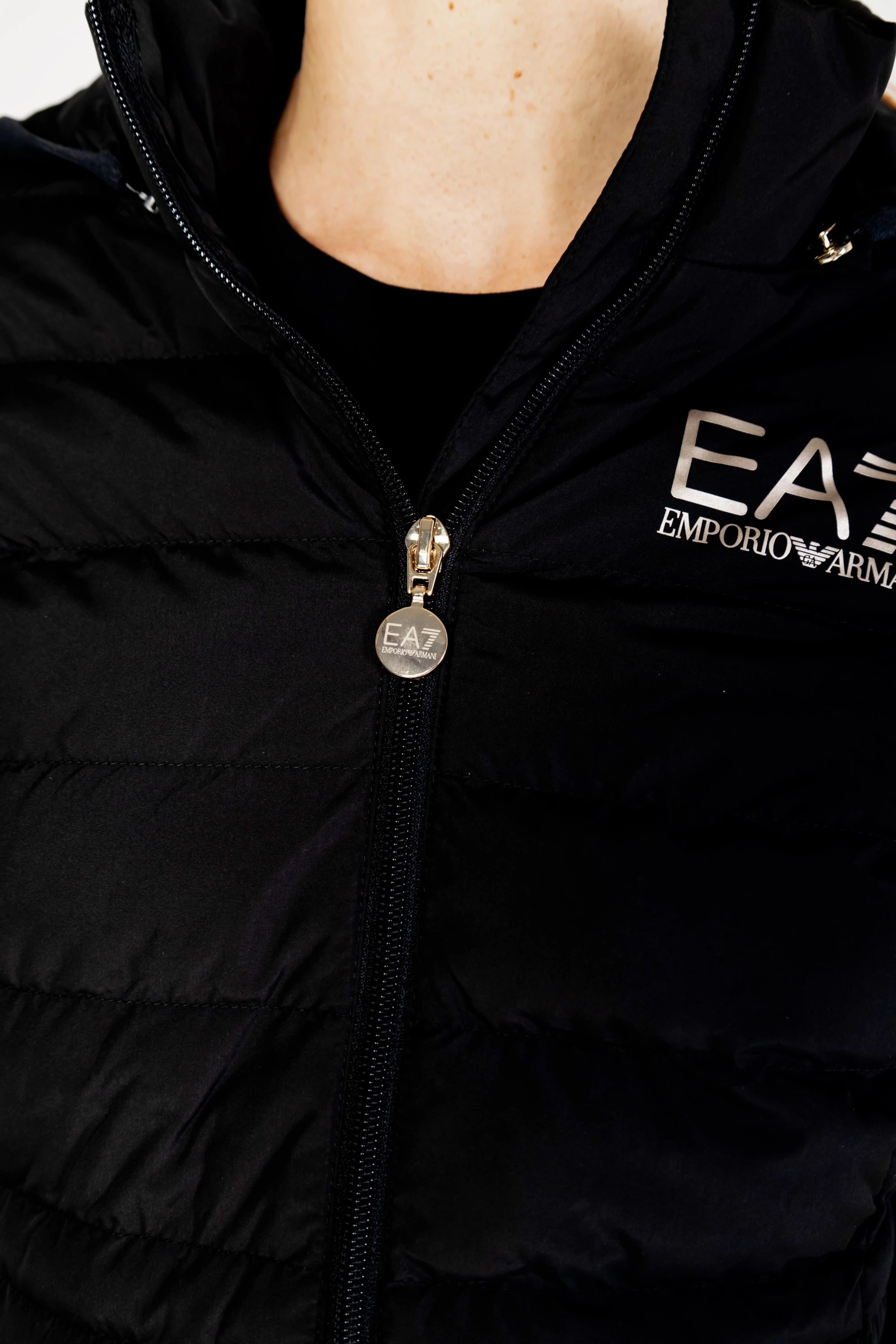 Jakne bomber për femra EA7 8NTB23 TNF8Z, e zezë me të artë [Madhësia: XXL]