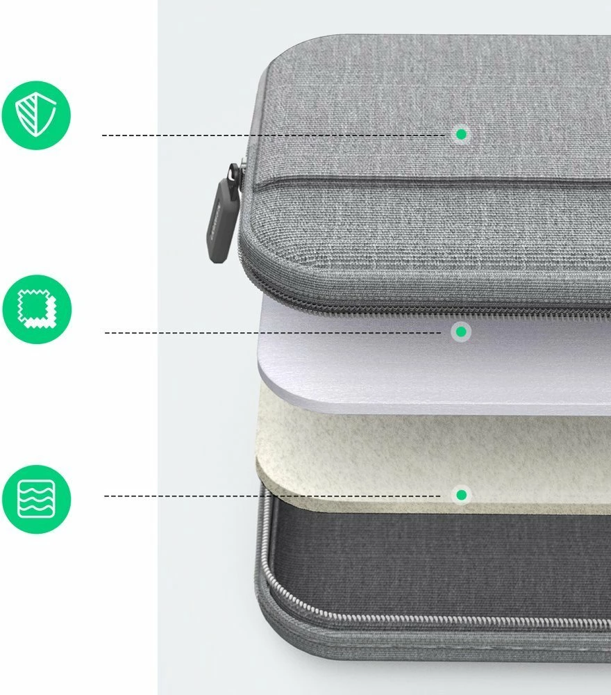 Çantë laptopi Ugreen LP437, 13 inç, gri