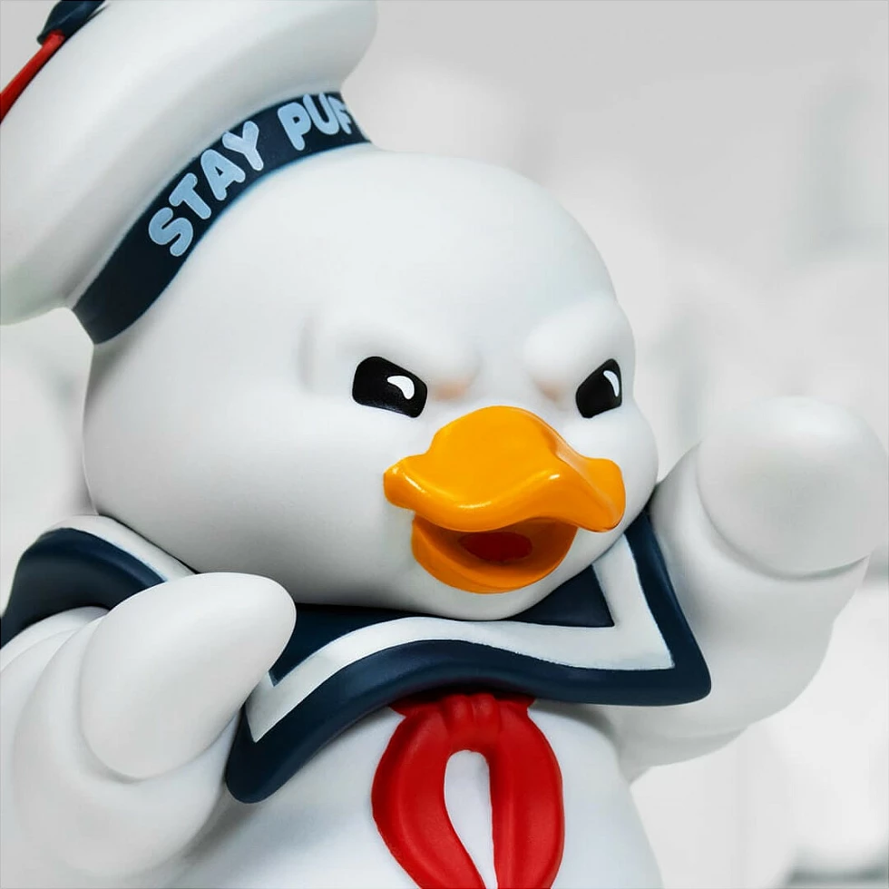 Figurinë koleksionuese TUBBZ Ghostbusters Stay Puft, 9 cm, PVC, e bardhë/kuqe/blu