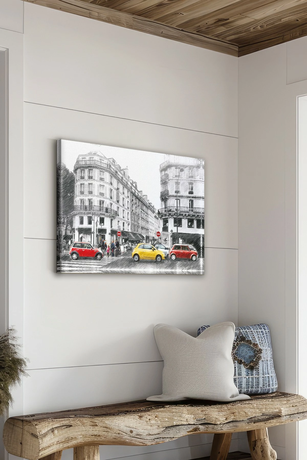 Pikturë dekorative në kanavacë, shumëngjyrëshe, Wallity Ersyfdc38, 70x100cm