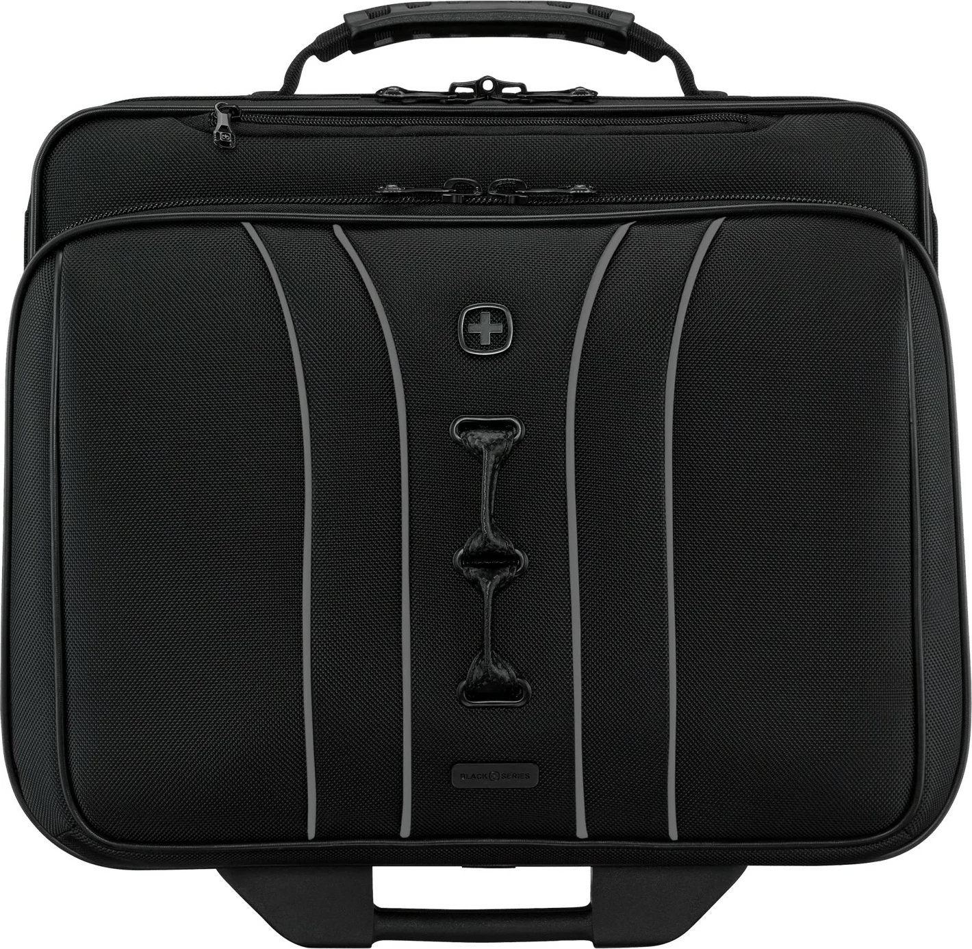 Çantë laptopi Wenger Legacy Black Series 15.6 inç me rrota, e zezë