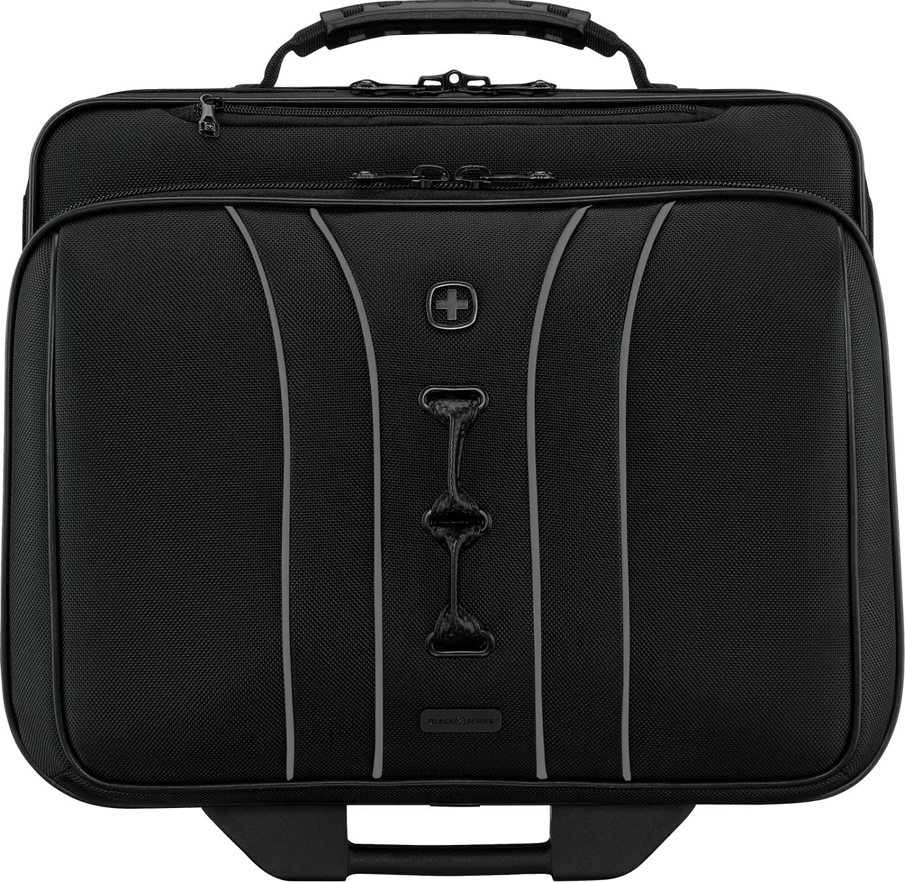 Çantë laptopi Wenger Legacy Black Series 15.6 inç me rrota, e zezë