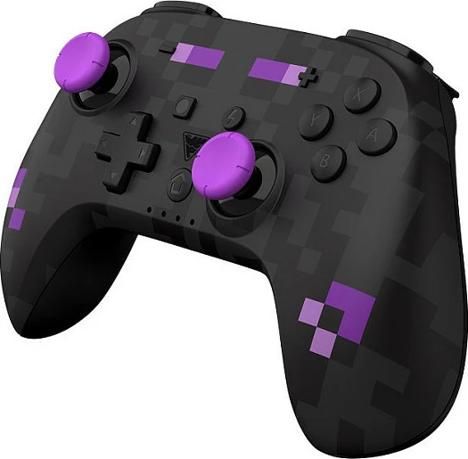 Gamepad DragonShock PopTop Black Cube, wireless Bluetooth, për Nintendo Switch dhe PC, zi/vjollcë