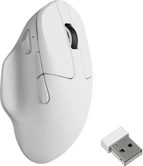 Maus Keychron M7, wireless/USB-C, PixArt PAW3950, i bardhë