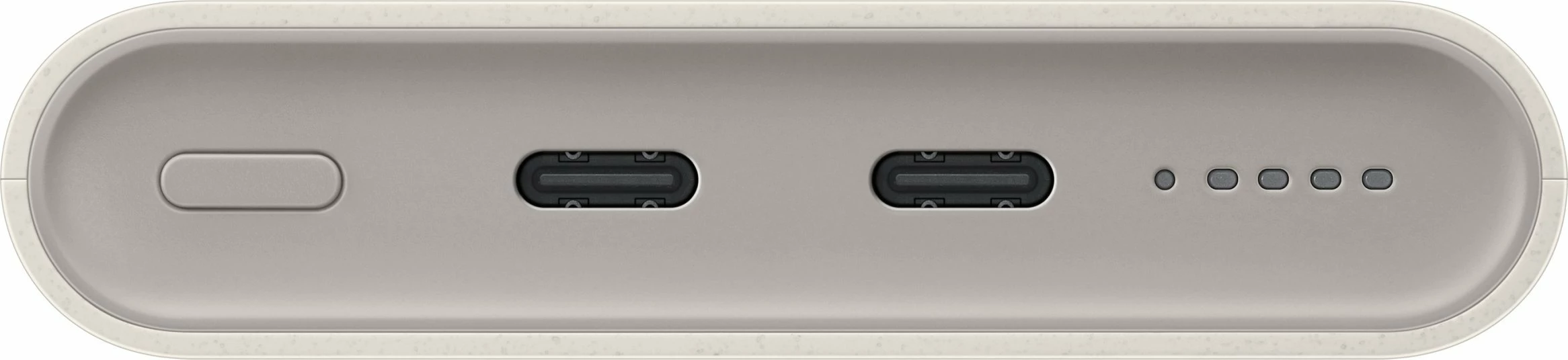 Powerbank Samsung EB-U2510XU 10000mAh 25W 2x USB-C me karikim pa tela, krem, me kabllo USB-C