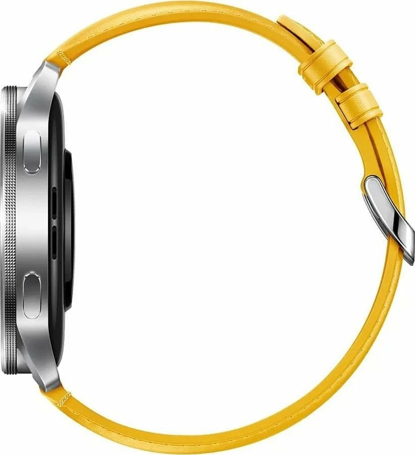 Rrip Smartwatch Xiaomi BHR7881GL, lëkurë eko, i rregullueshëm 135-205 mm, kompatibil me Watch S3/S1/S1 Pro/2/2 Pro, i verdhë krom 6