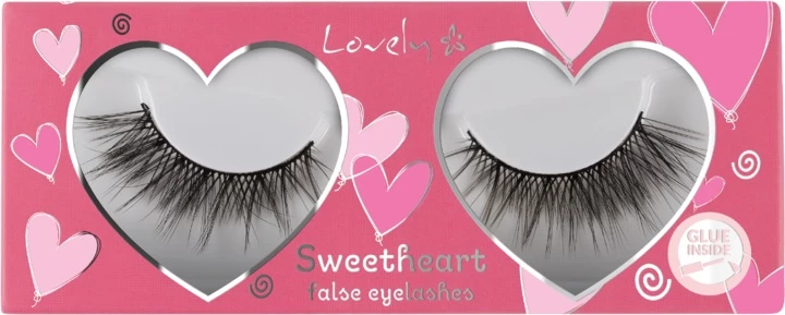 Qerpikë të rremë Lovely Sweetheart për femra, 2 copë, Sweetheart