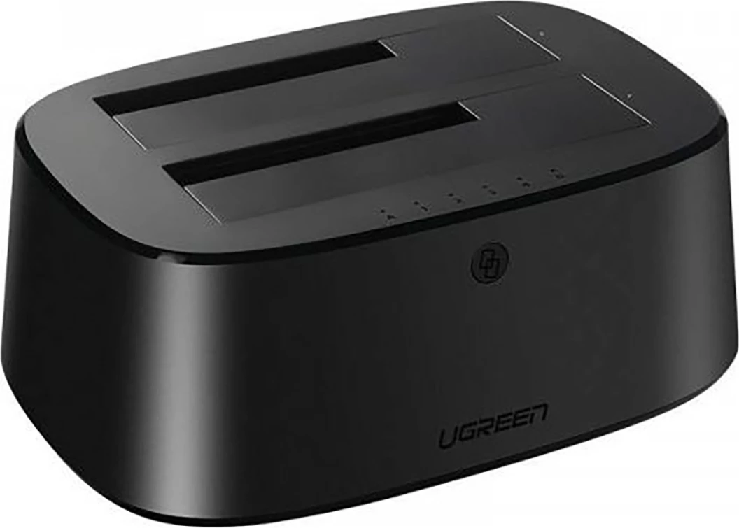 Docking station Ugreen CM198 50857 për HDD/SSD SATA 2.5"/3.5", USB 3.0, me furnizim EU, e zezë