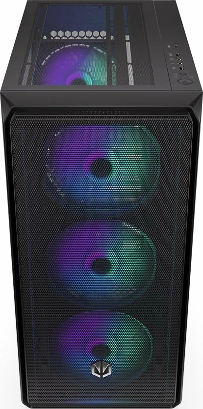 Kasë Endorfy Arx 500 ARGB EY2A011 Midi Tower ATX me xham të temperuar, 4x 140mm PWM ARGB fanë, Black