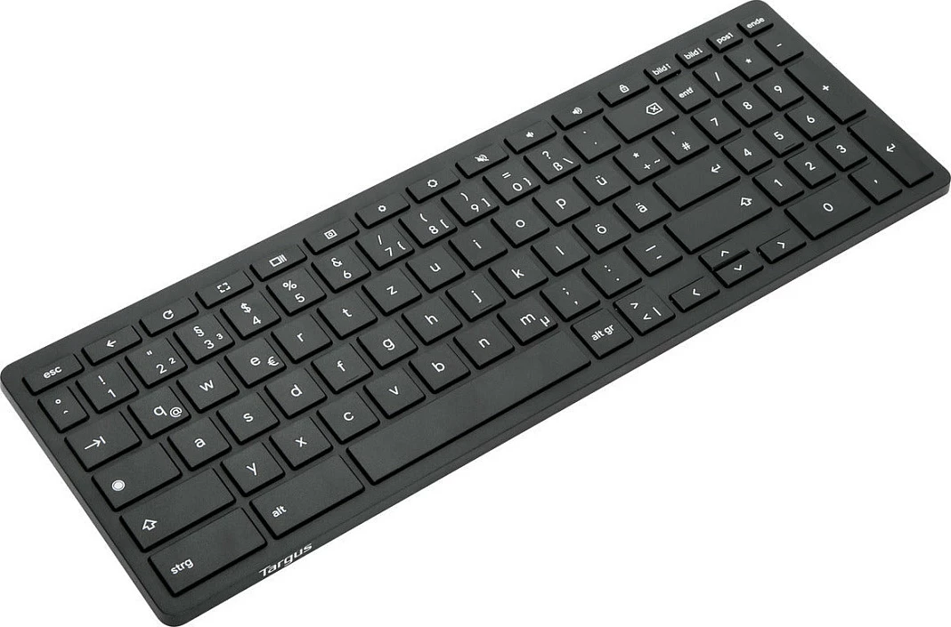 Tastierë Targus Works with Chromebook, Bluetooth, Full-size, QWERTZ, gjermanisht, e zezë