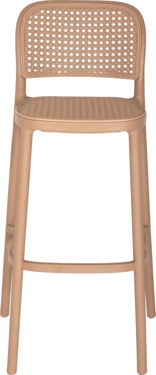 Karrige për bar, polipropileni, ngjyrë kapuçino, FH5939.03, 51x52x104H cm