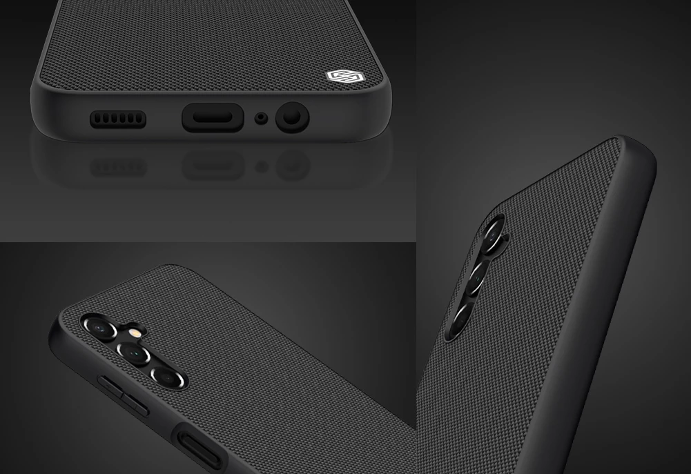 Mbështjellës Nillkin Textured Case për Samsung Galaxy A14 5G / Galaxy A14, Najlon, i zi