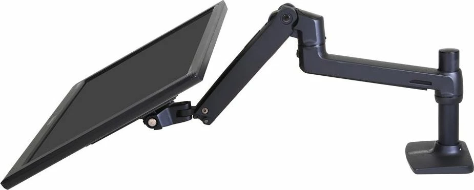 Mbajtës monitori për tavolinë Ergotron LX Desk Mount 45-241-224 deri 34\" VESA 75x75/100x100 max 11.3 kg, i zi