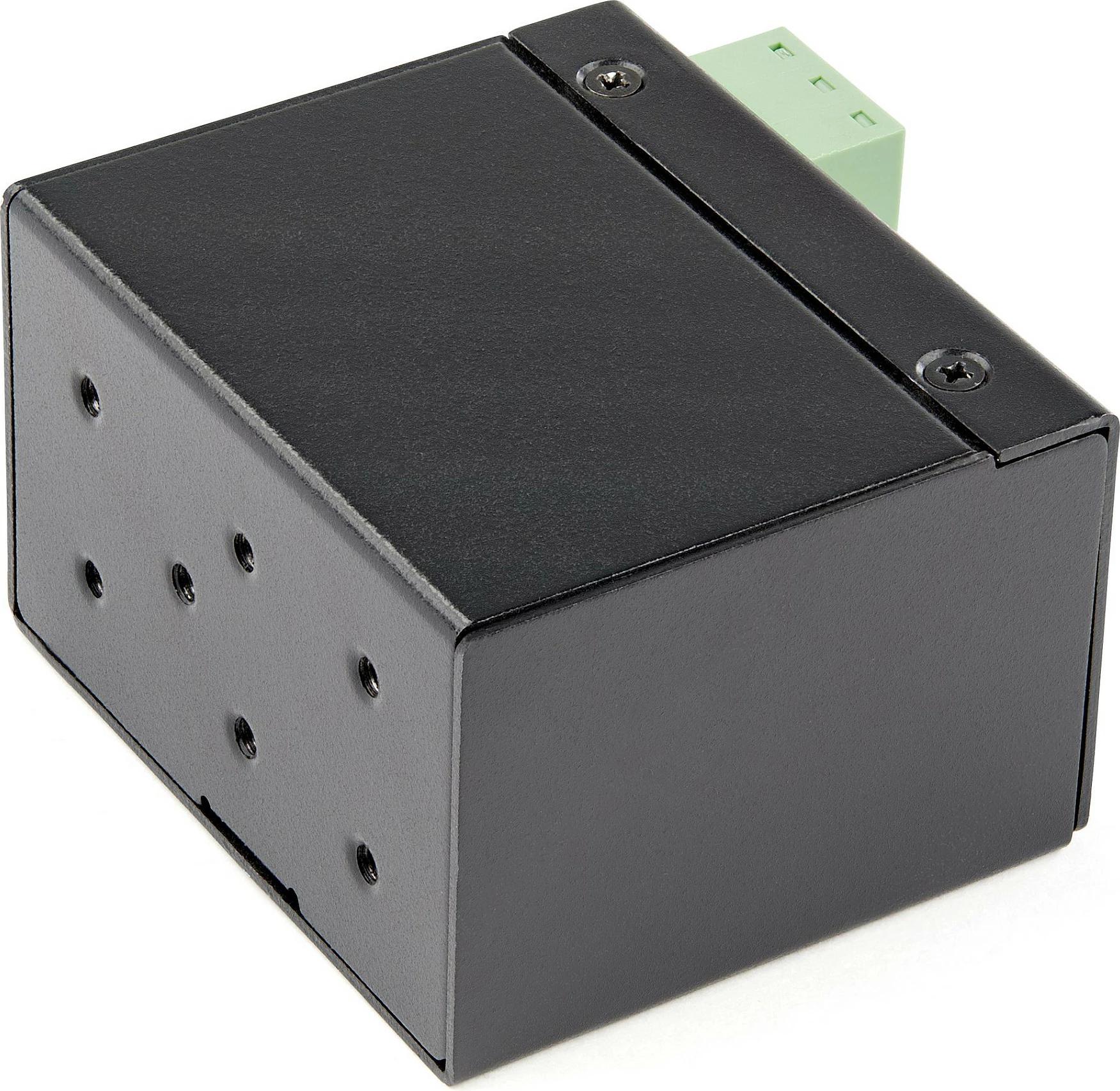 Media konvertues industrial StarTech 10/100Mbps RJ-45 në SFP fiber, 12-56V DC, IP30