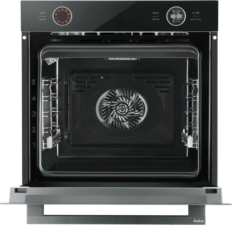 Furrë Amica ED6769BA+ S-TYPE, 72L, katalizë/avull, AirFry, e zezë