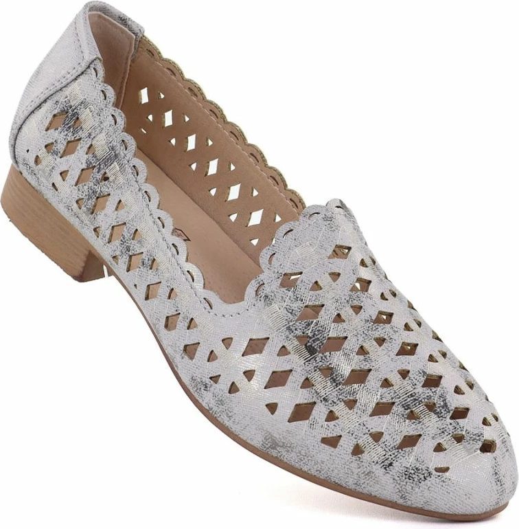 Këpucë për femra Jezzi ASA222, gri/argjend