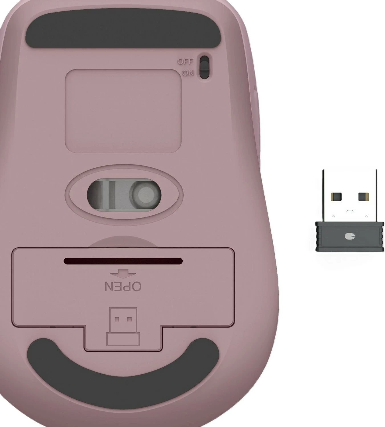 Maus Hama WM-450 wireless, 7 butona, laser, rozë