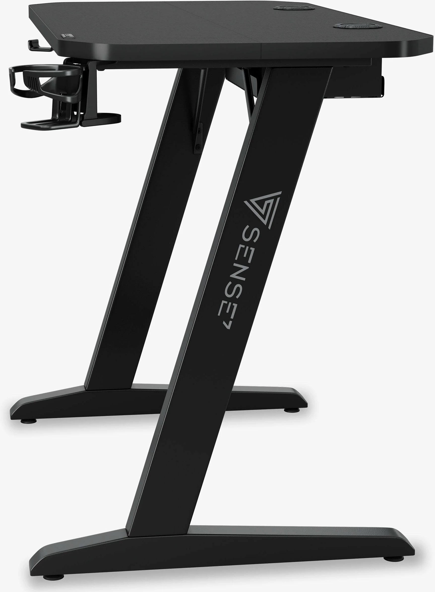 Tavolinë gaming SENSE7 Nomad Classic 120x60 cm, e zezë