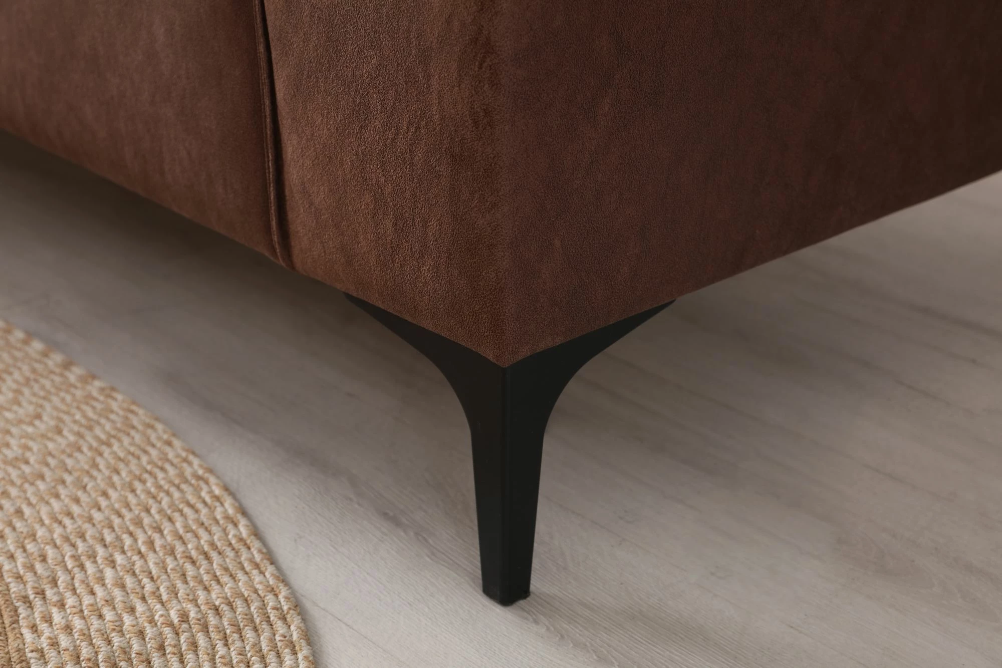 Këndare New Petra L, ngjyrë konyak, Atelier del Sofa